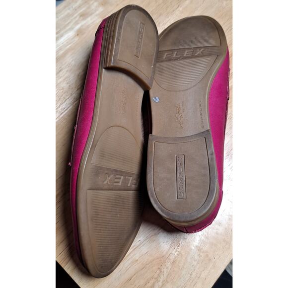 Lifestride Women's  8.5M Madison Penny Loafer Pink Slip-On Faux Leather - Picture 7 of 7